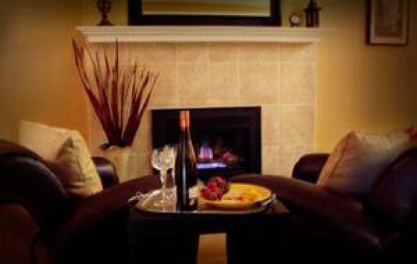 Enjoy the comfort of the Orchard Room Fireplace
