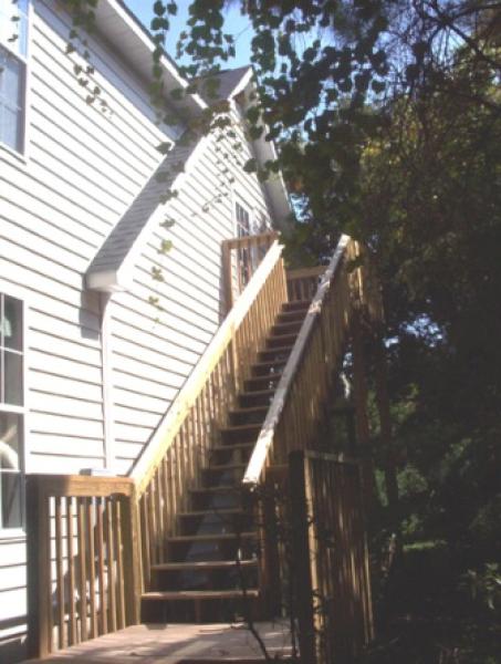 Stairs Leading to Entrance