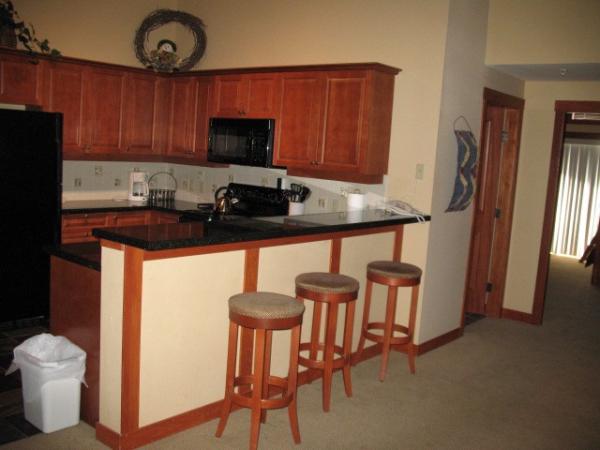 Kitchen with Bar Table