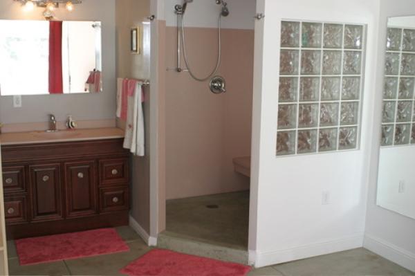 Master Bath with Double Shower