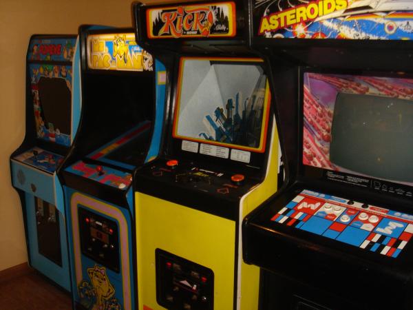 Game Room with Arcade Games