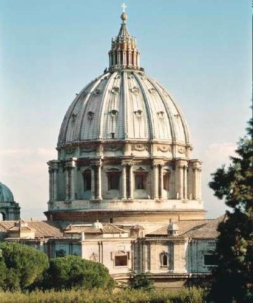 St.Peter's dome seen from balcony