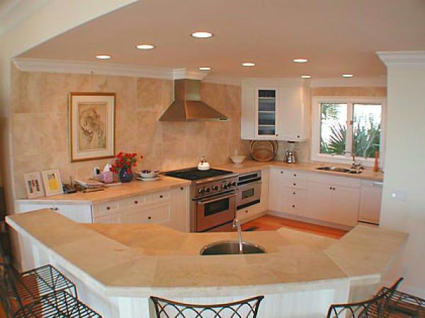 Gorgeous Gourmet Kitchen with Seating Counter.