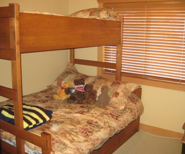 Bedroom 3 - single over double bunk & video games