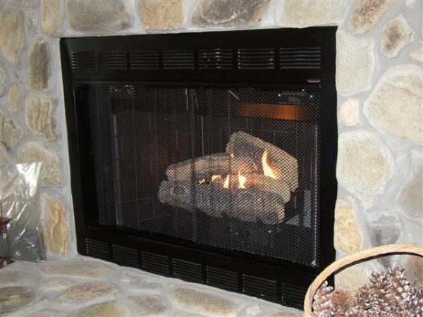 Remote controlled fireplace