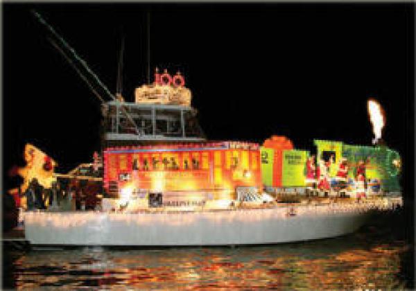 Watch the Lighted boat Parade from Balcony