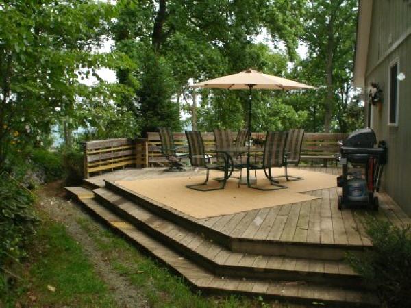 Enjoy Gas Grill & View North on Back Deck         