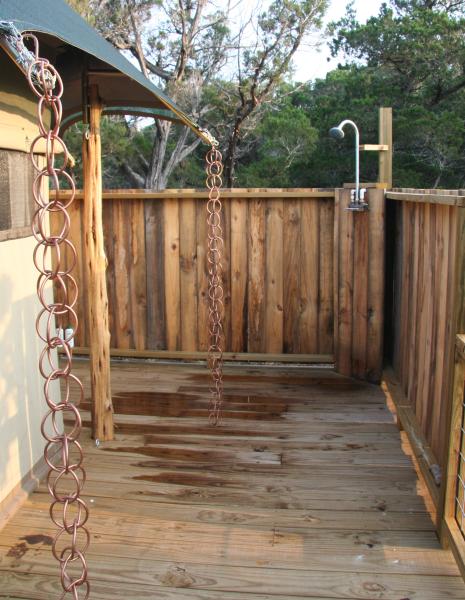 Outdoor Hot & Cold Shower
