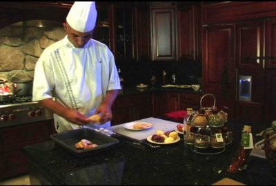 Chef to prepare special gourmet meal for your guests