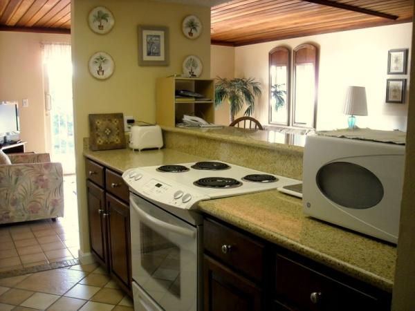 Well-equipped Kitchen with granite counters