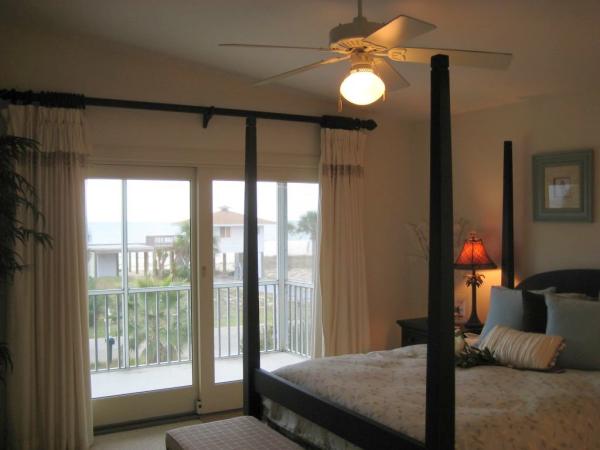 Master Bedroom Opens Onto The Screened Porch