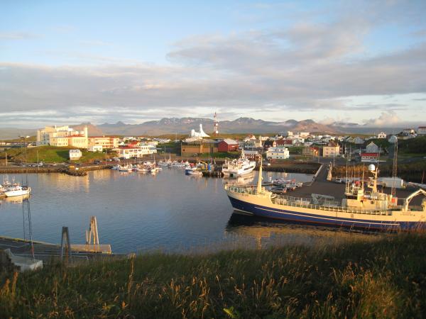 The harbour and the town