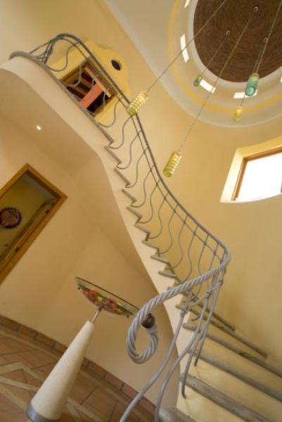Staircase to Master suite