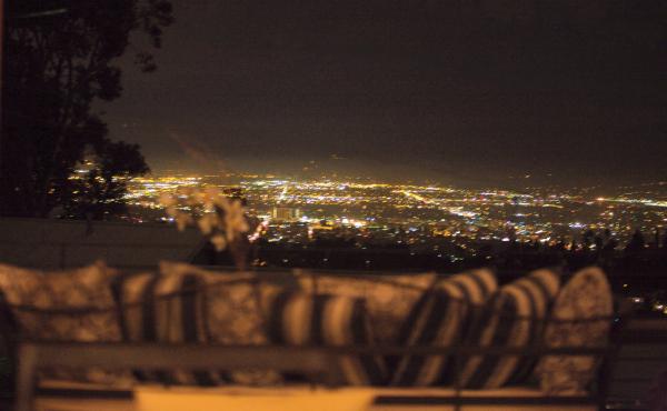 Blacony City View at Night