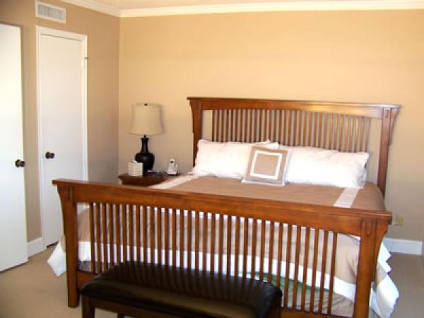 King Size Bed in Front Bedroom