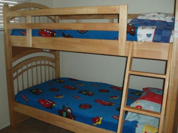 One of two Bunk Beds