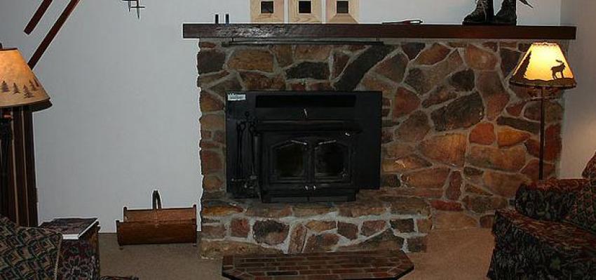 Living Area with Fireplace