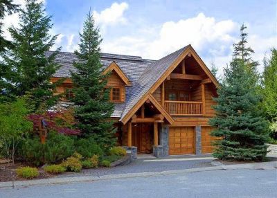 Front of 5 bedroom Whistler Chalet