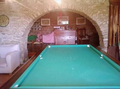 Billiard table in Villa 