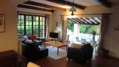 Provence style villa living room