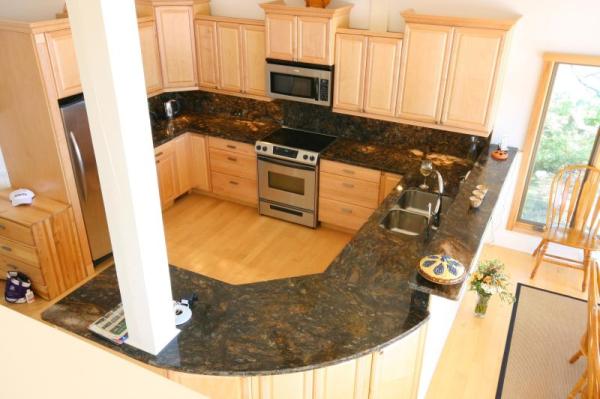 Arial View of Kitchen