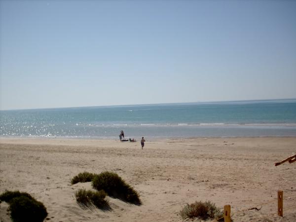 Beachside View of Low-Populated Beaches