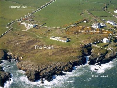 The Point, Rhoscolyn aerial view