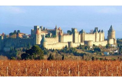 Carcassonne fortified hilltop city