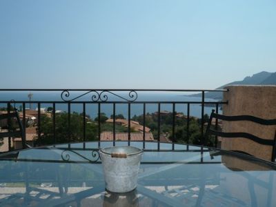 Villa Syrinx balcony