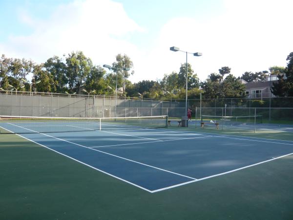 5 Lighted Tennis Courts