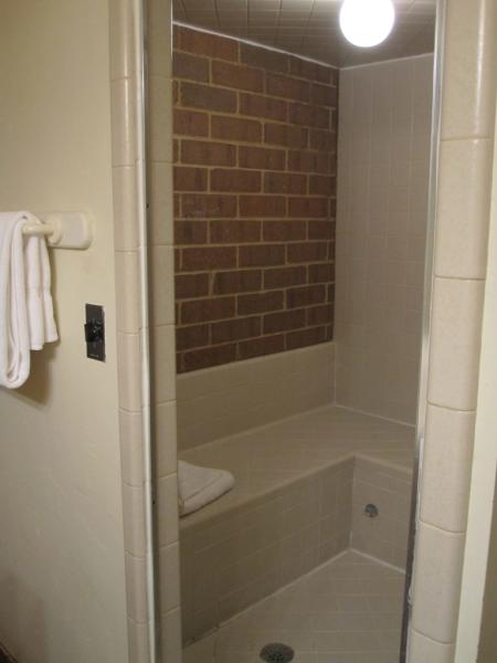 Large Brick and Tile Steam Room w/ Shower