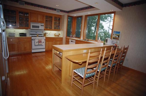 Fully Equipped Custom Kitchen with Great Views