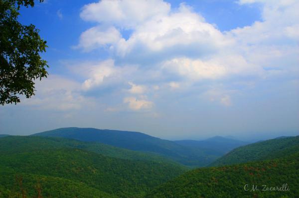 The Shenandoah Valley Blue Ridge Mountains