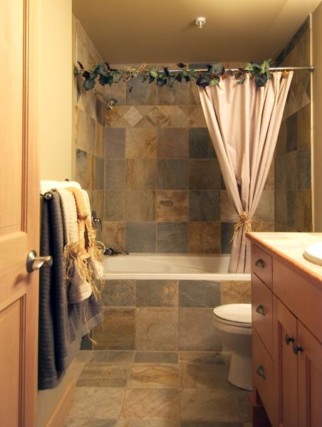 Second bathroom with soaker tub