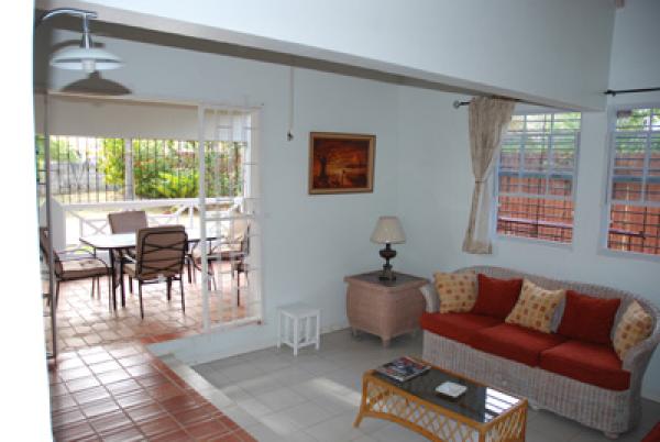 Living Room and Covered Terrace