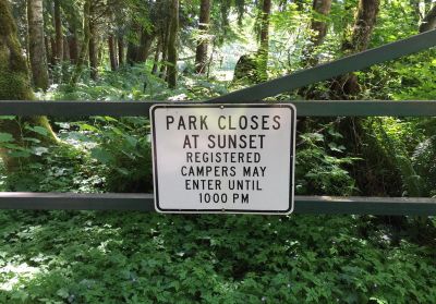 Silver Lake park sign