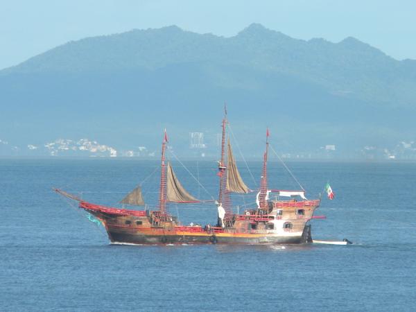 Balcony view of Marigalante Pirate Ship!