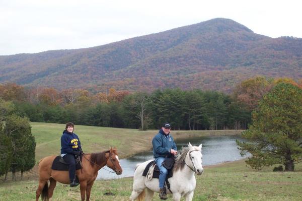 Enjoy horseback riding through the mountains