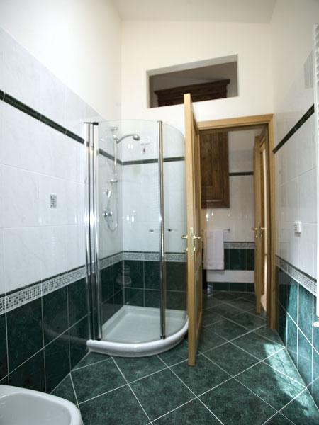 One of Two Bathrooms with Shower
