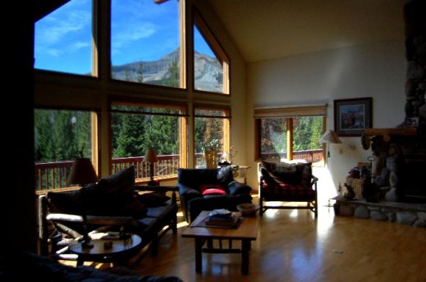 View of Lone Peak from Living Room