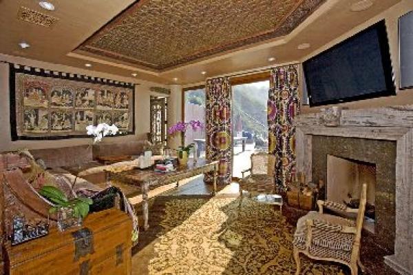 Living Area with Fireplace