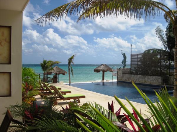 Ocean & pool view from patio...walk out and enjoy!