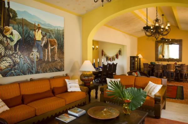 Hacienda Kukulkan Living Room