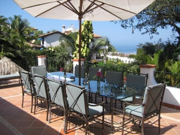 Dining on the Terrace
