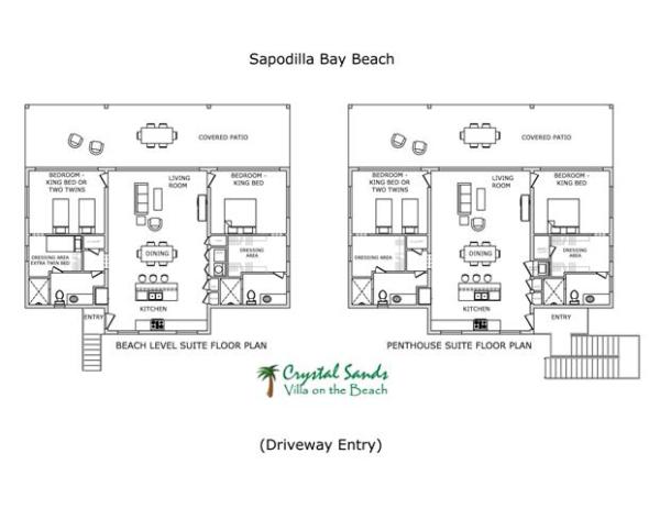 Crystal Sands Villa Floor Plan!