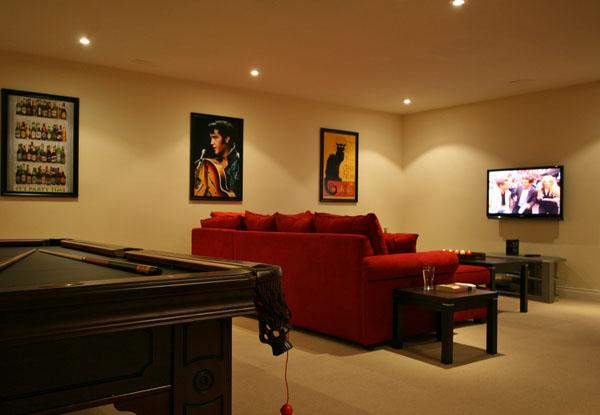 Pool Table in Basement
