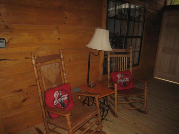 Rocking chairs on the porch