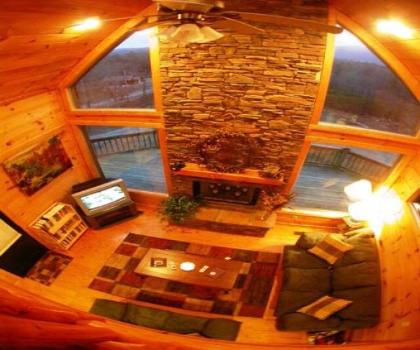 Living Area as Viewed from the Loft