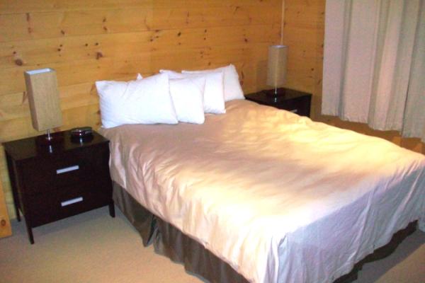 Third bedroom on bottom level with Queen