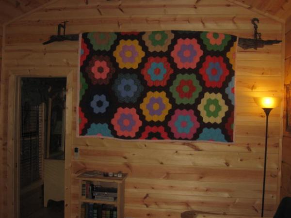Wedding ring quilt